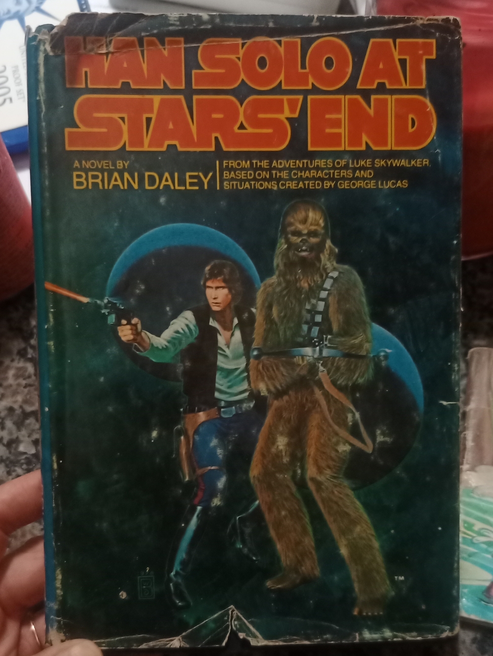 Han Solo at Stars' End by Brian Daley - Blue/Black Cover